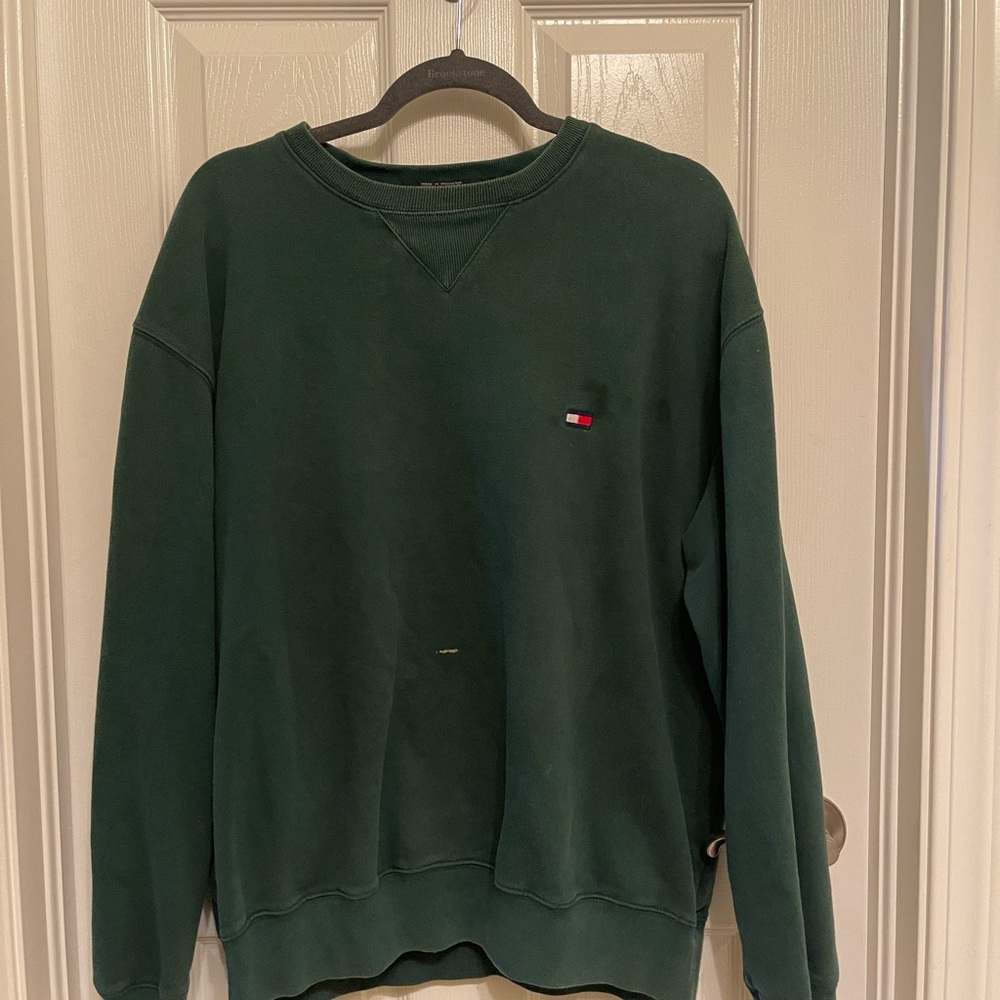 Green Tommy Hilfiger crewneck